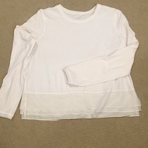 Lululemon white top